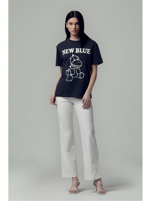 (PW2E1TTO0050PDG) 뉴 블루 디노 티셔츠