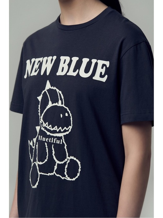 (PW2E1TTO0050PDG) 뉴 블루 디노 티셔츠