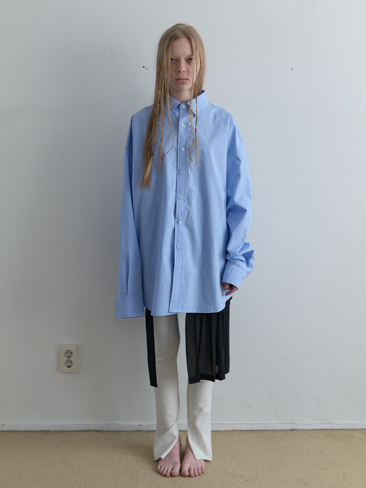 OVERSIZED CLASSIC SHIRT IN BLUE