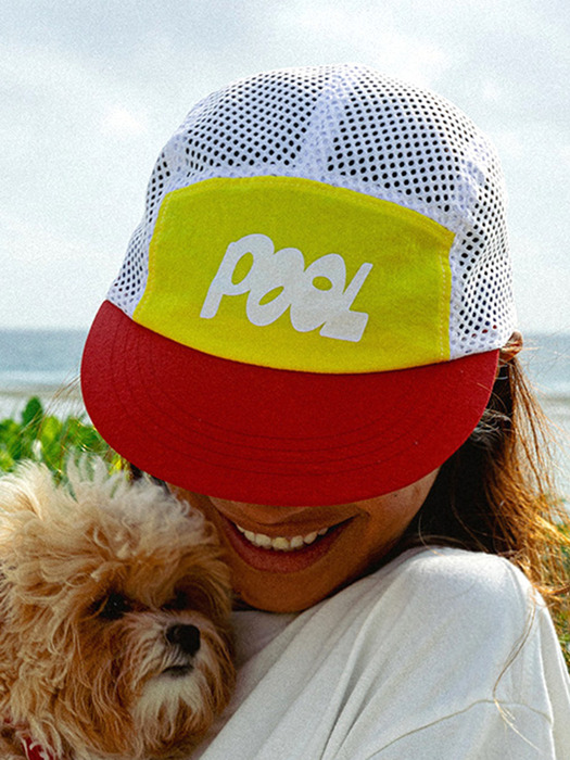 LIFE IS COOL RUNNERS CAP (YELLOW/RED)