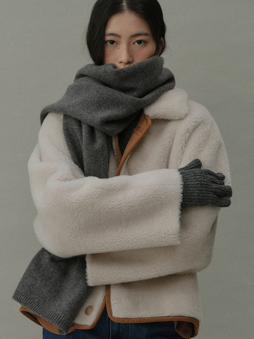 cashmere blend knit muffler (6colors) *cream beige, burgundy만 12/26 발송