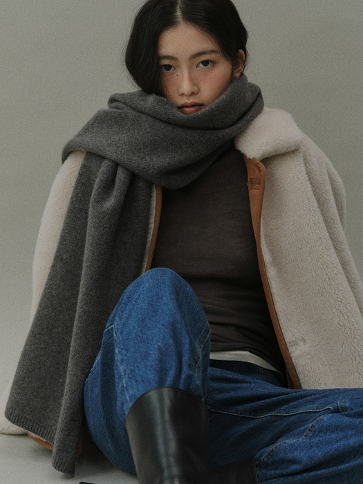 cashmere blend knit muffler (6colors) *cream beige, burgundy만 12/26 발송