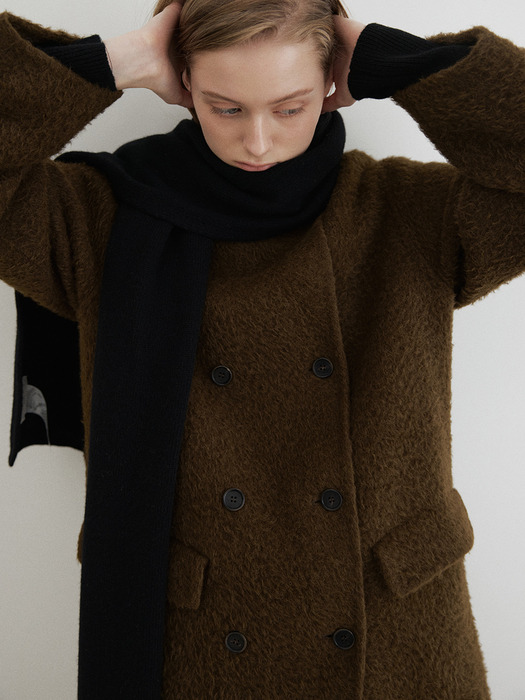 cashmere blend knit muffler (6colors) *olive, black, burgundy 12/18 발송