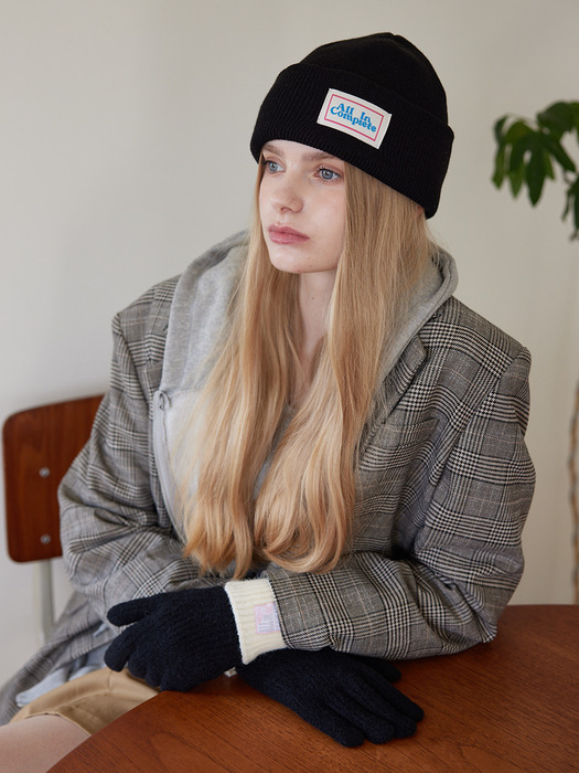 [리퍼브][단독] Moon Logo Label Beanie (6 colors)