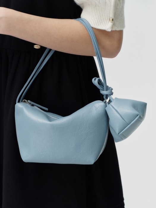 two way pouch - skyblue