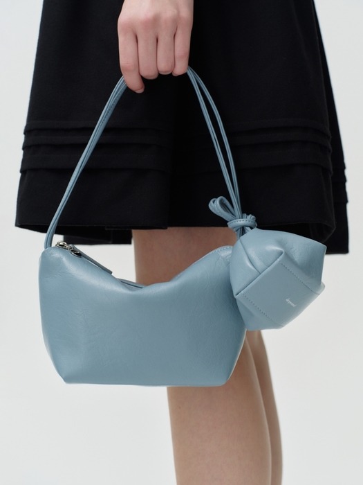 two way pouch - skyblue