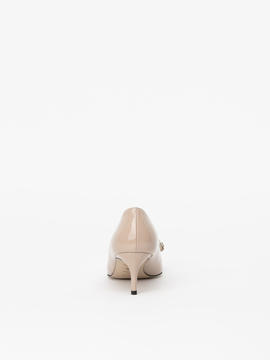 Antoinette Pumps in NUDE BEIGE PATENT