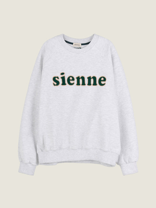 Sienne Patch Sweatshirts (Melange Gray)