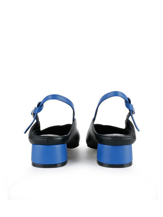 V Wave sling-back shoes-CG1016BK
