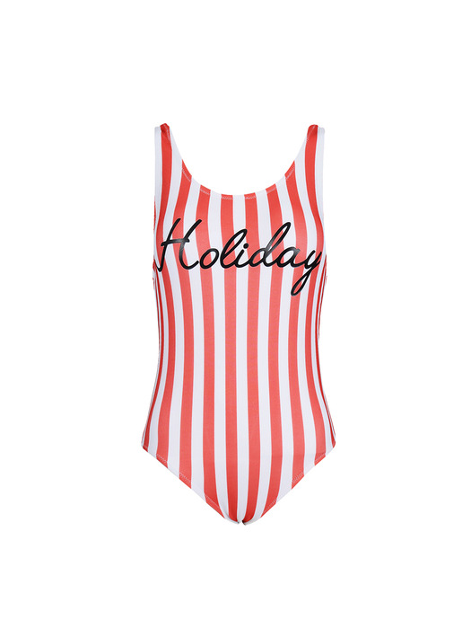 Holiday One Piece - Red Stripe