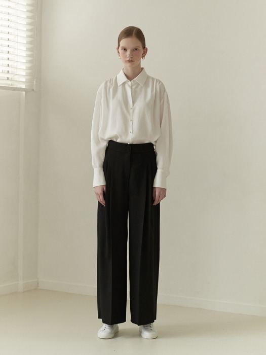 Spring wide pants [BK]