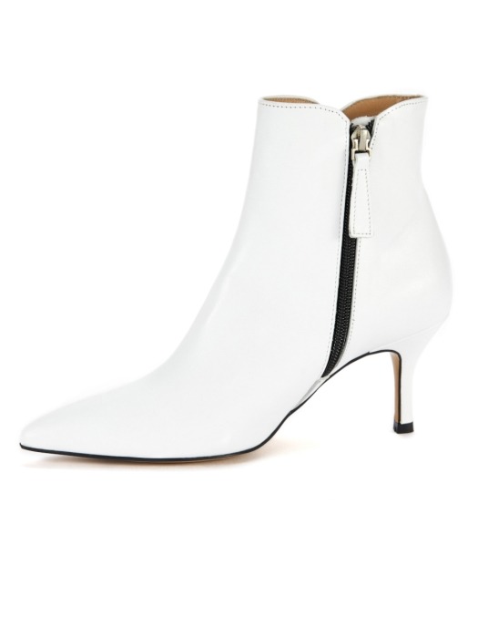 Line ankle boots_White