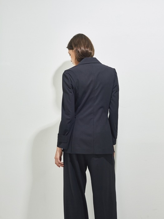 ARNO DOUBLE-BREASTED JACKET _ NAVY