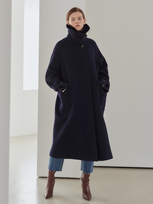 19WN single raglan coat [NA]
