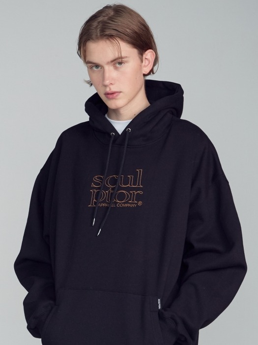 Retro Outline Hoodie [BLACK]