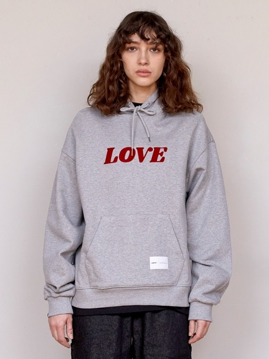 LT361_LOVE Hoodie_Melange