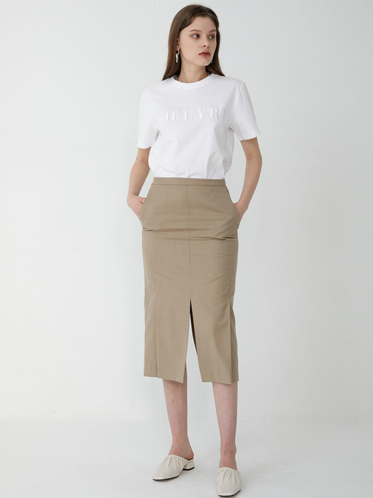 Double slit skirt SW0SS028-91