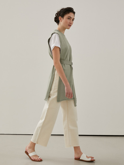 Belted Knit Tabard (MINT)