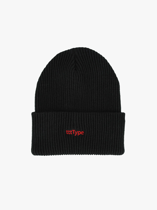 004 Beanie Type#1, Black