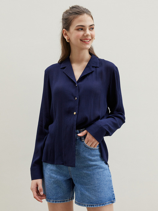 tailored rayon blouse NA