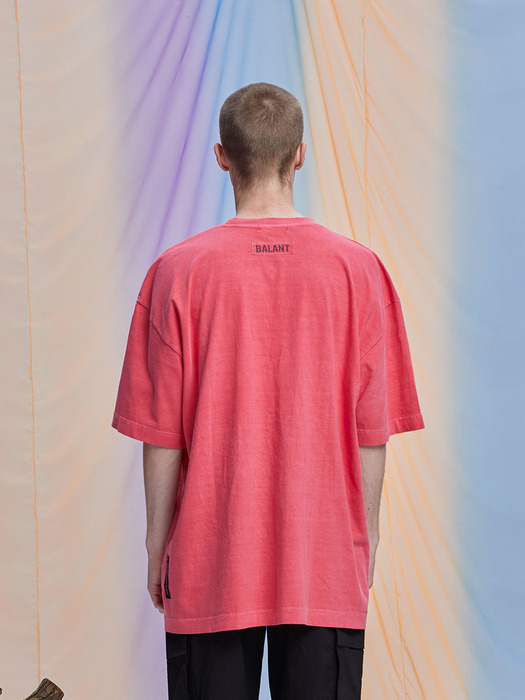 Pigment MiniLogo Pocket T Shirt - Pink