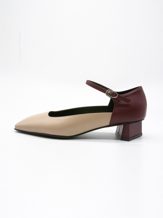 Square toe Pointed Flat_CBPM39_BEI.WN