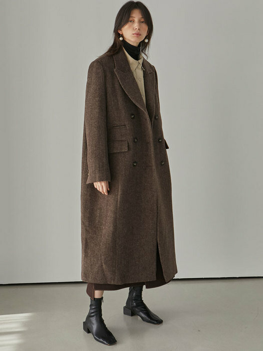 Moss Long Coat_Brown