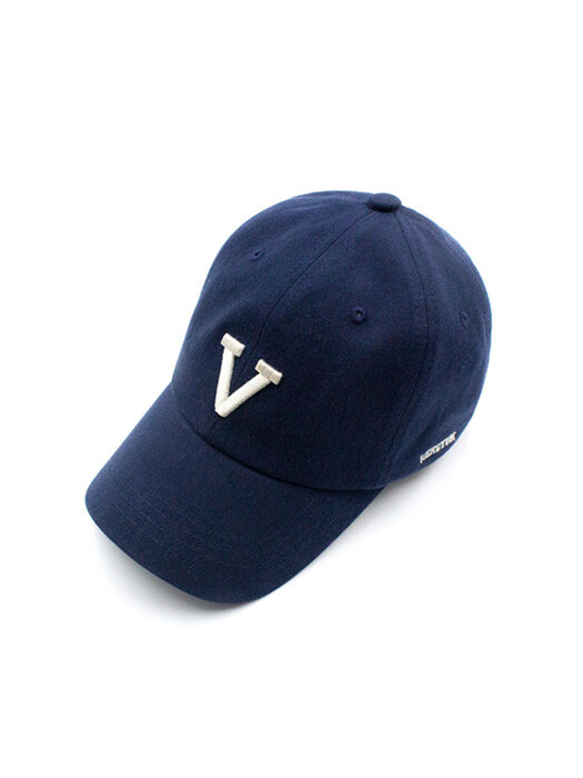 [단독]V Symbol Logo Cap_Womens_Navy_BC056W