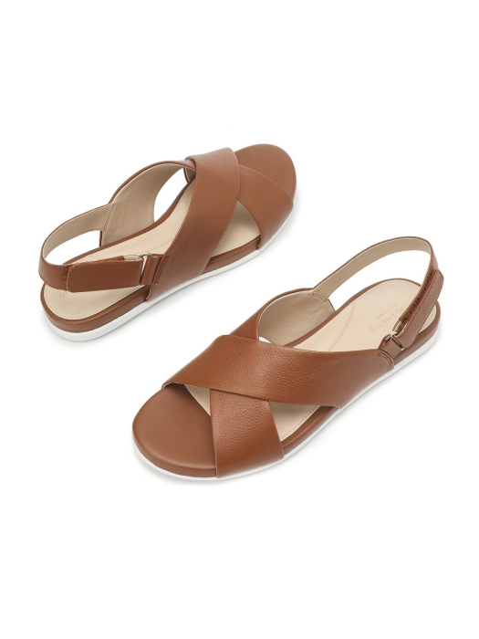 GRAND AMBITION Flat Sandal 브라운 여성 샌들 (CHSO0E224W2)