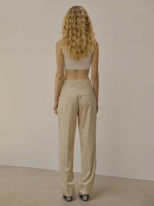 21SS LAYERED TROUSER - NUDE