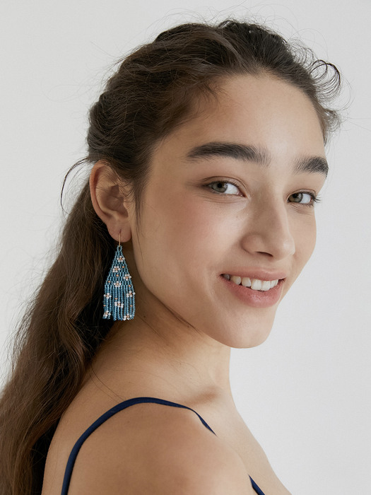 Blue Bloom Earrings