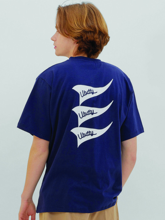 DT322_Flag Logo T-shirts_Navy