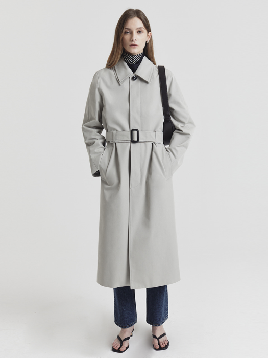 UNISEX 2-WAY LAYERED TRENCH COAT SOFT GREY_UDTR1E101G1