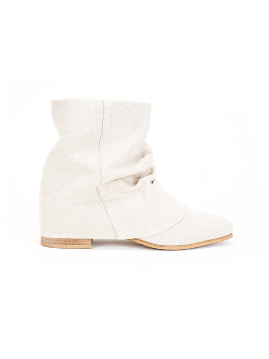 Linen Wrinkle Boots