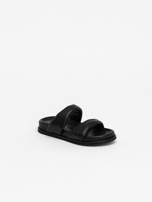 Ceylon Soft Footbed Slides in Black