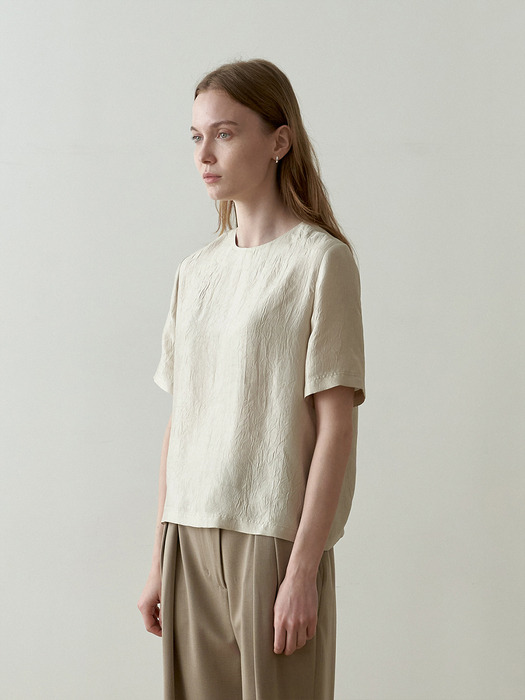 7차_Crack half blouse_BEIGE