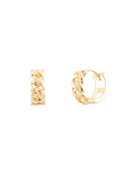 Chain Onetouch Earrings (14K Gold) #P22