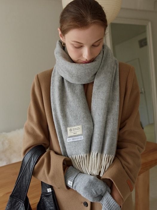 cashmere wool blended muffler(7COLORS)