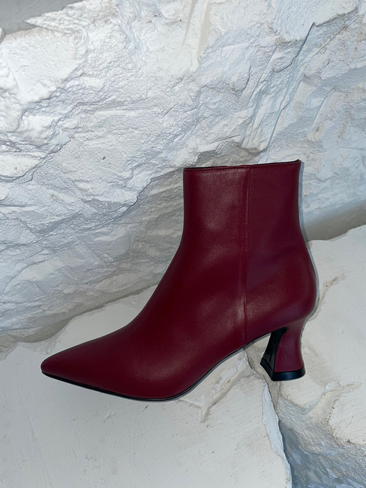 Ansley Ankle Boots / Y.08-B21 / BURGUNDY