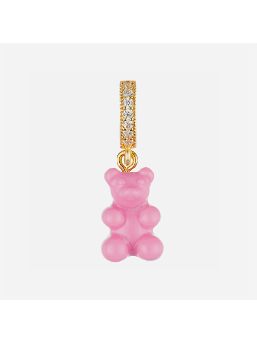 Nostalgia Bear Pendant - Candy pink