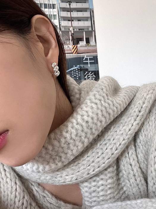 [silver925] croissant earring_2color