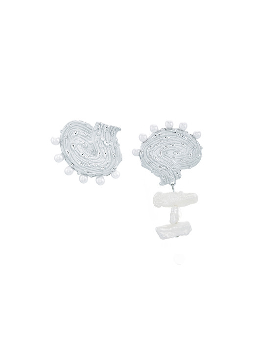 AWESOME PANSY Baroque Earring