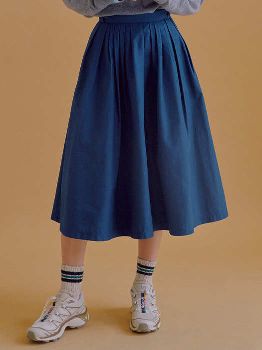 BOROMWAT Flared skirt (Dark blue)