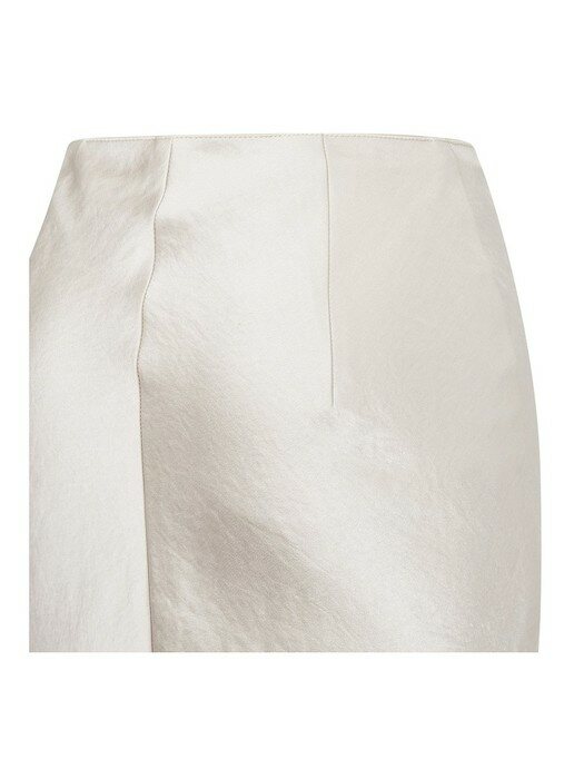 매듭포인트 사틴 스커트KNOTS POINT SATIN SKIRT_CREAM