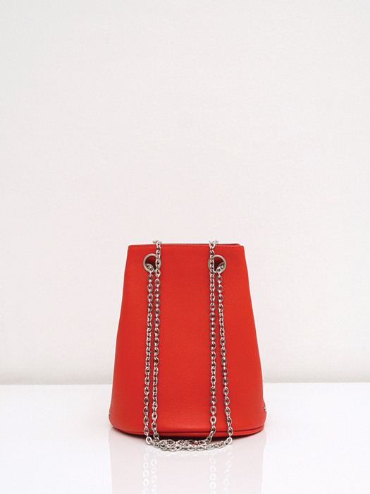 12mini chain bag / red