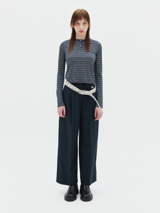 WIDE PANORAMA TROUSER IN NAVY
