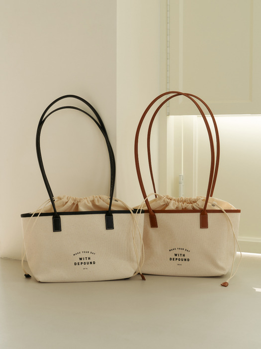 [리퍼브]day bag (shopper S) - black