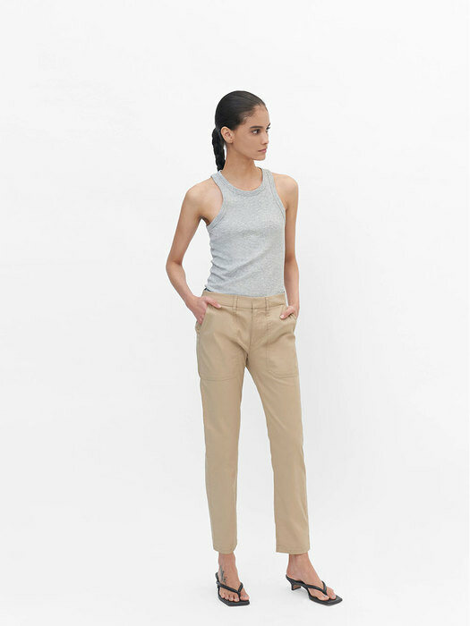 BEIGE LASSI SUMMER CHINO PANTS