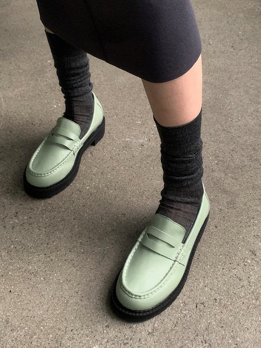 LENA Chunky platform loafer - 5color 4cm 청키 워커 플랫폼 로퍼