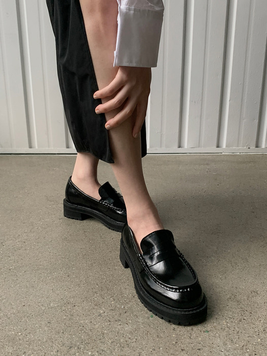 LENA Chunky platform loafer - 5color 4cm 청키 워커 플랫폼 로퍼